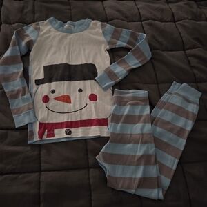 Hanna Andersson Snowman Pajamas Set - Size 8